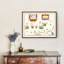 Vintage Map of the Spice Islands 1665