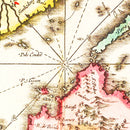 Vintage Map of India 1665