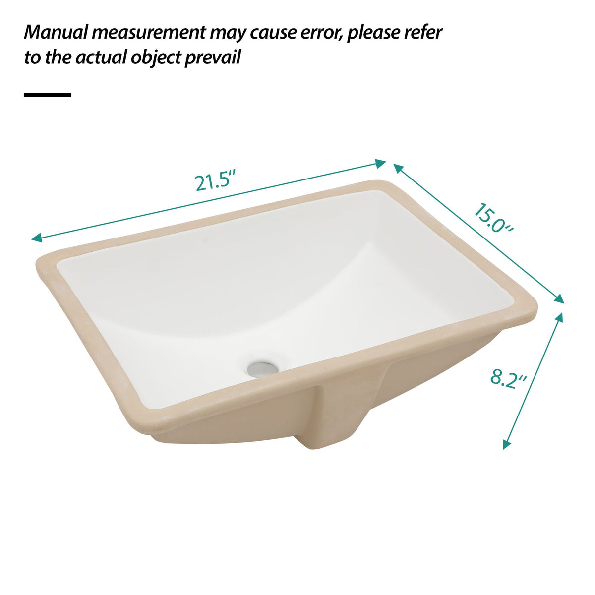 Modern Ceramic Undermount Bathroom Sink With Overflow, High Quality, photo 26 of 40