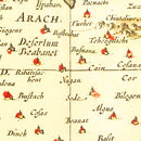 Vintage Map of the Kingdom of Persia 1665