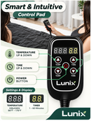 LX17 Portable Infrared Sauna Blanket, Jet Black