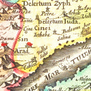 Vintage Map of Palestine 1665