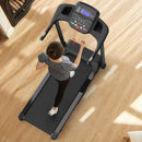 Foldable Treadmill 2.5Hp Electric Running Machine For Home - Black by HouseOfZazla