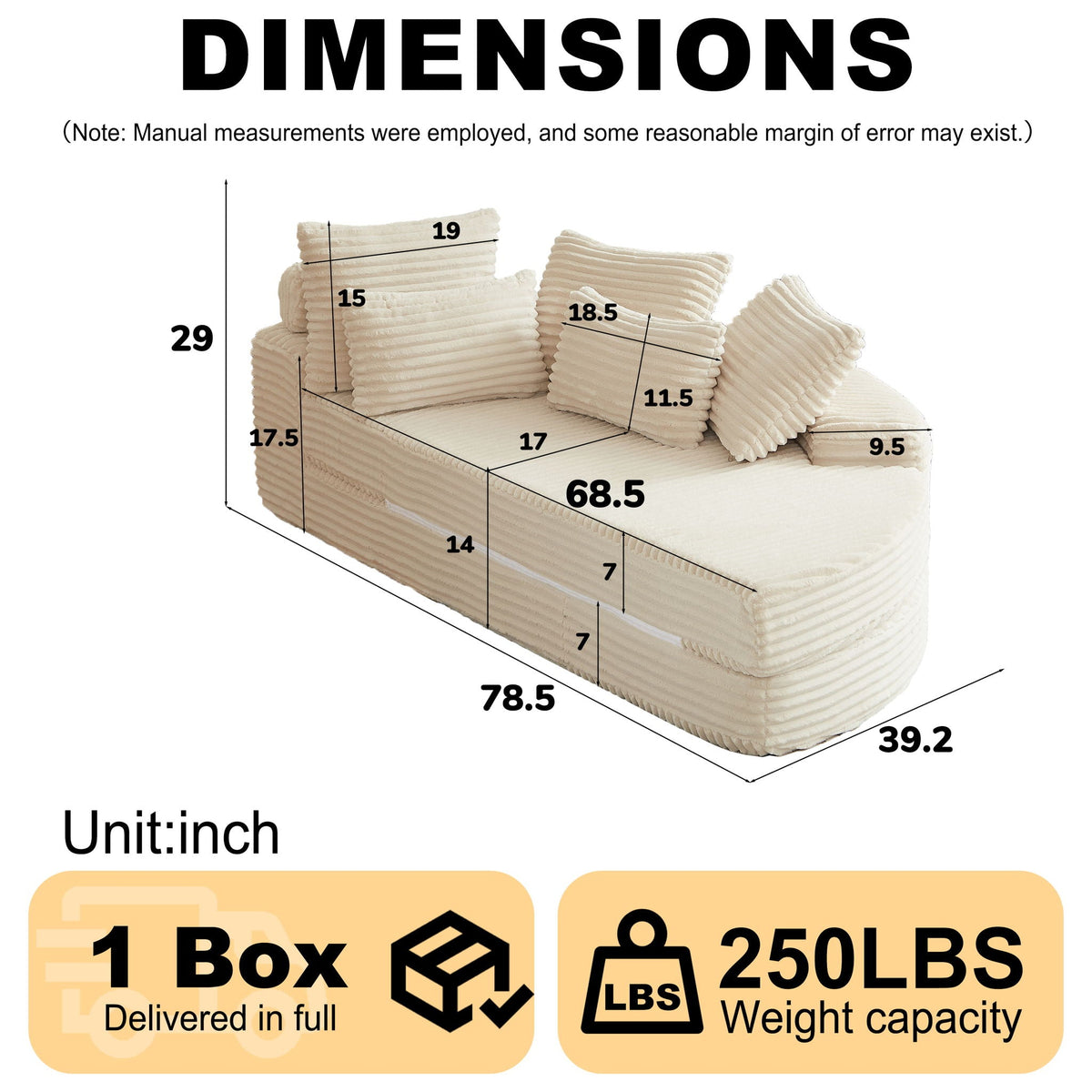 Semi Circular 2 In 1 Sofa Bed With Neck Pillow, photo 21 of 40