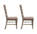 Ladderback Dining Chairs, (Set of 2) - Taupe by HouseOfZazla