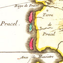 Vintage Map of Madagascar 1665