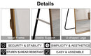 The 4th Generation Floor Mounted Full Length Mirror with Gold Frame