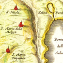 Vintage Map of Malta 1665