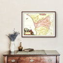 Vintage Map of Congo 1665