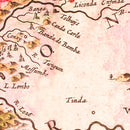 Vintage Map of Congo 1665