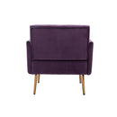 Accent Chair, leisure single sofa with Rose Golden feet