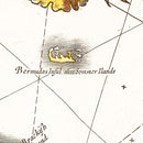 Vintage Map of Bermuda 1665