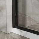 Goodyo Double Sliding Glass Shower Door 60 in. W x 72 in. H