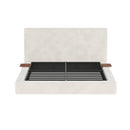 AirFrame Queen Bed Frame with Adjustable Sliding Side Table