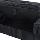 Convertible U-Shaped Sectional Sofa Bed With USB Ports And Storage by HouseOfZazla