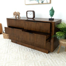 Lola - Dresser With 6 Drawers - Dark Brown by HouseOfZazla