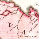 Vintage Map of Guatemala 1665