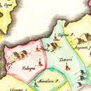 Vintage Map of Japan 1665