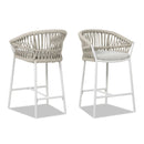 Maiden - Patio Counter Stool Sunproof Olefin (Set of 2) by HouseOfZazla