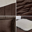 King Plush to Sherpa Down Alternative Comforter Set by HouseOfZazla