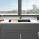 Quartz Kitchen Sink, Composite Workstation, Undermount