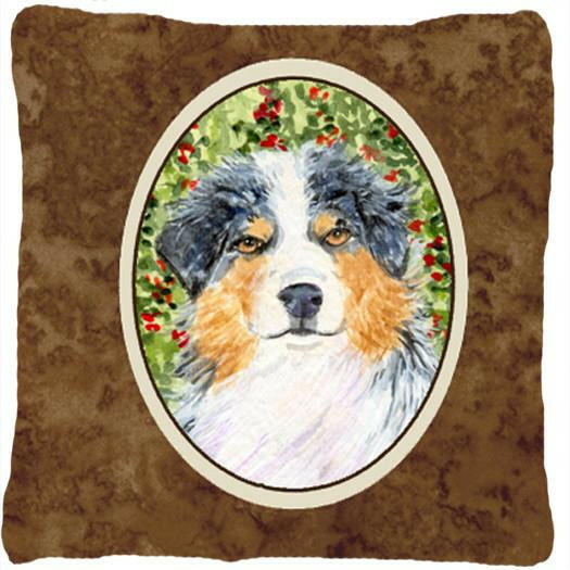 Australian Shepherd Decorative   Canvas Fabric Pillow