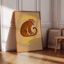 Easy There Tiger Retro Jungle Print