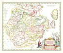 Vintage Map of Zhejiang, China 1665