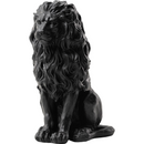 20.5" Lion Statue - Resin Outdoor Guardian Sculpture