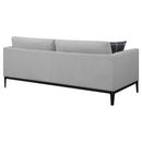 Montauk - Upholstered Sofa With Reversible Cushions - Light Gray by HouseOfZazla
