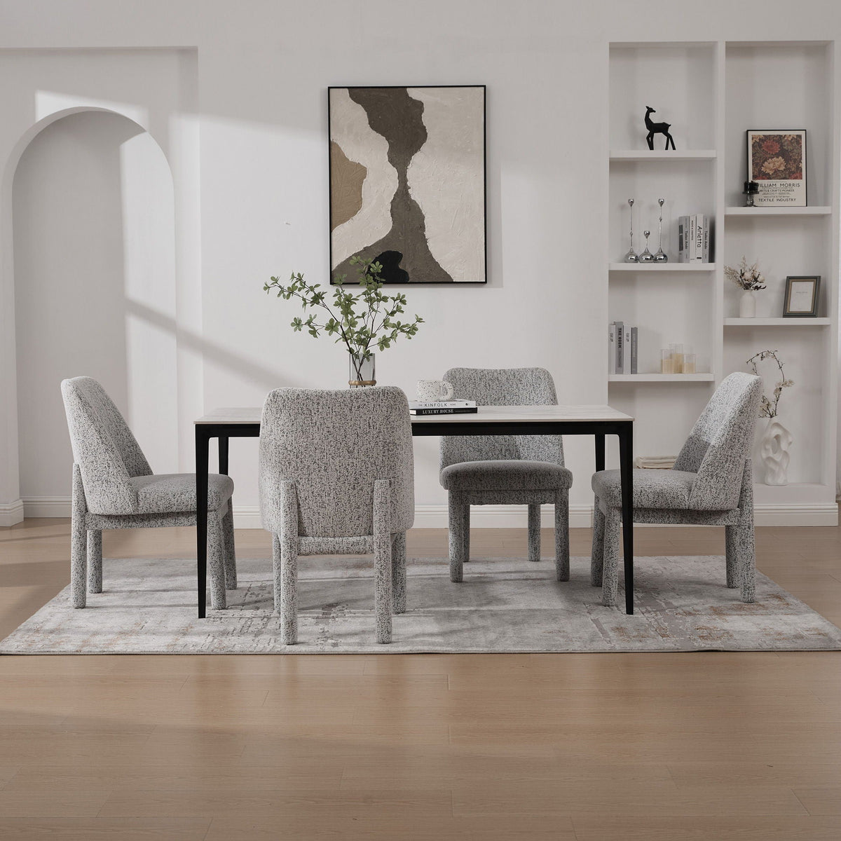 Wide Minimalist Dining Chair, photo 31 of 40