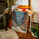 New York Winter Christmas Cityscape