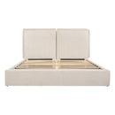 Double-Pillow Upholstered Bed Design