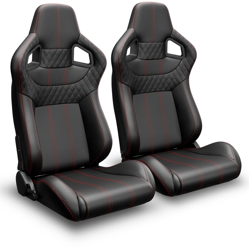 2PC Universal Bucket Racing Seats, photo 6 of 10