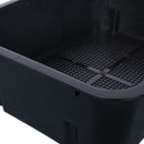 Eco Friendly 5 Layer Worm Compost Bin With 50L Capacity, Easy Setup Plastic Worm Farm Kit - Black by HouseOfZazla