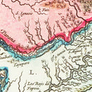 Vintage Map of Paraguay 1665
