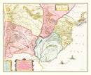 Vintage Map of Paraguay 1665