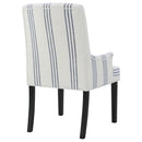 Draper - Upholstered Arm Chair - Beige by HouseOfZazla