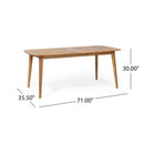 Outdoor Acacia Wood Expandable Dining Table