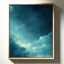 Celestial Drift Through Midnight Blue