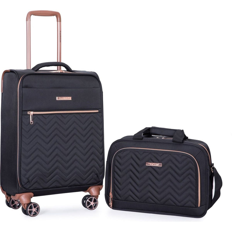 4-Piece Set (16/20/24/28), Softshell Suitcase Spinner Wheels Terylene Luggage Sets Carry On Suitcase Luggage Lightweight Durable Suitcase Black