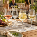 European Style Unbreakable Stemmed Crystal Wine Glasses, | Set of 4