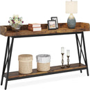 Extra Long Console Table For Living Room - Rustic Brown by HouseOfZazla