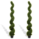 Outdoor uv resistant plastic boxwood topiary bonsai artificial spiral tree plant 180cm 2pcs/set