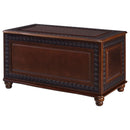 Ornate - Deep Flip Open Storage Cedar Chest With Cedar Lining - Brown by HouseOfZazla
