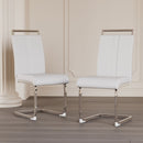 Modern Dining Chairs With Padded Seat, High Back by HouseOfZazla