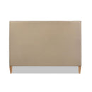 Haley - Upholstered Cane Back Platform Bed by HouseOfZazla