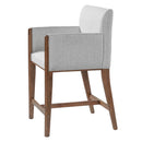 24'' Seat Height Upholstered Counter Stools with Arms for Kitchen Island/Dining Room, Set of 2 by HouseOfZazla