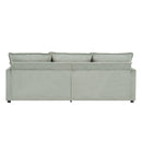 Modern 3 Seater Sofa With Side Storage Pockets For Living Room by HouseOfZazla