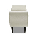 Alma Tufted Flared Arm Entryway Bench